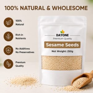 Premium White Sesame Seeds 250g Pakistan