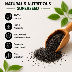 Premium Black Sesame Seeds 250g Pakistan